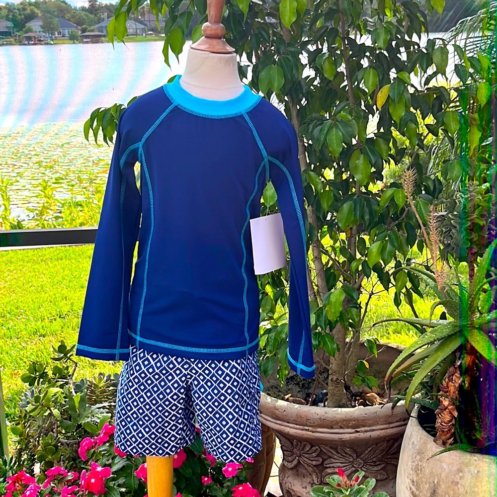 Boy’s Cabana Life Rash Guard Set